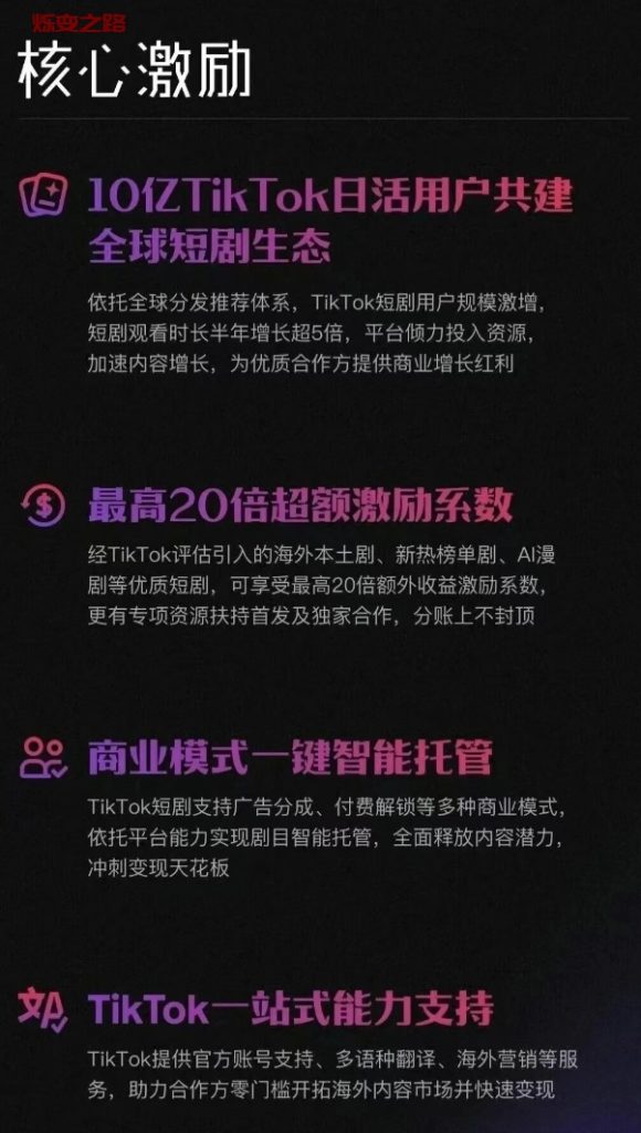 TikTok出海AI漫剧赚钱